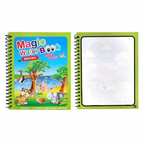 Magic Water Coloring Book with pen For Kids