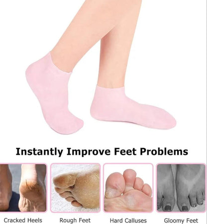 1 Pair Feet Care Silicone Moisturizing Socks