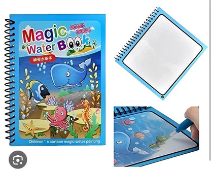 Magic Water Coloring Book with pen For Kids